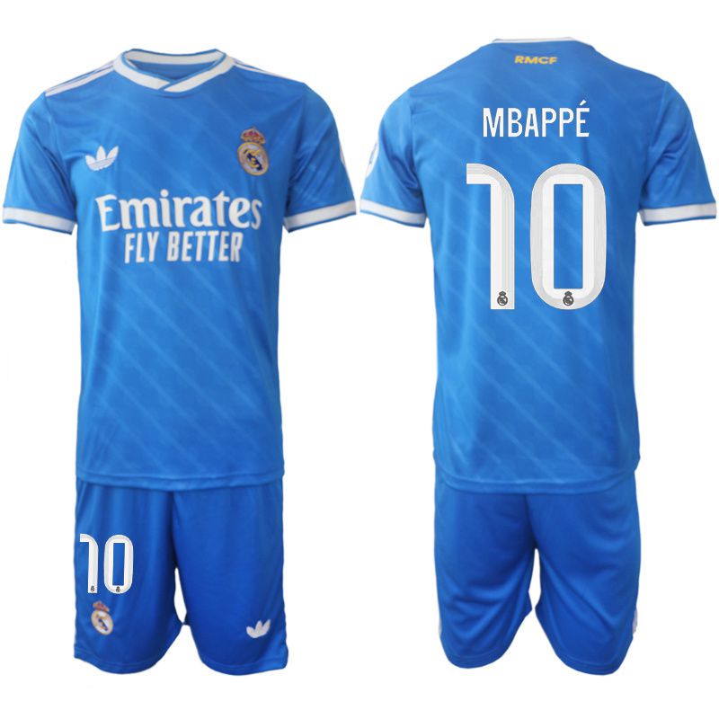 Men 2025-2026 Club Real Madrid away blue #10 Soccer Jersey->real madrid jersey->Soccer Club Jersey